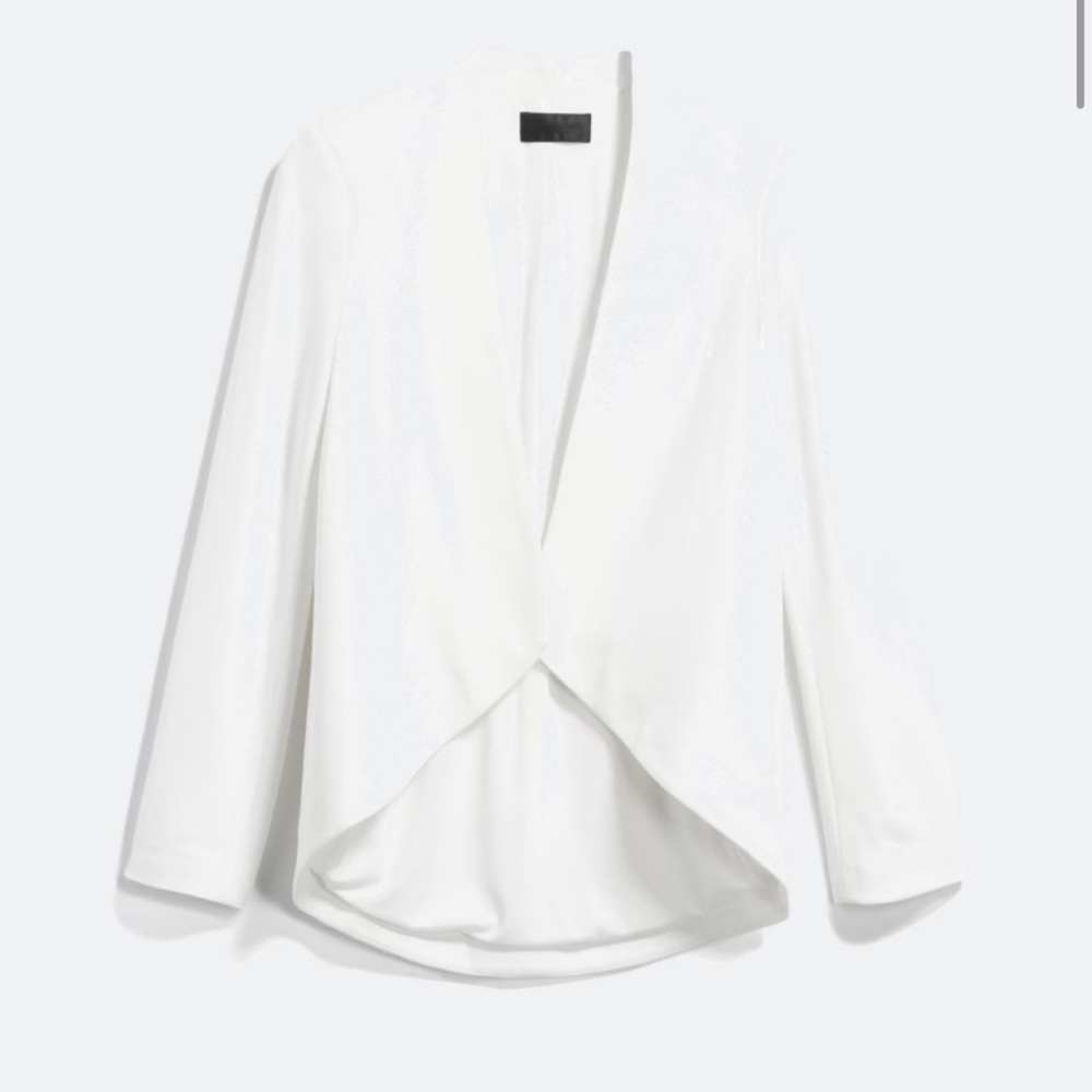Dellana Knit Collarless Blazer